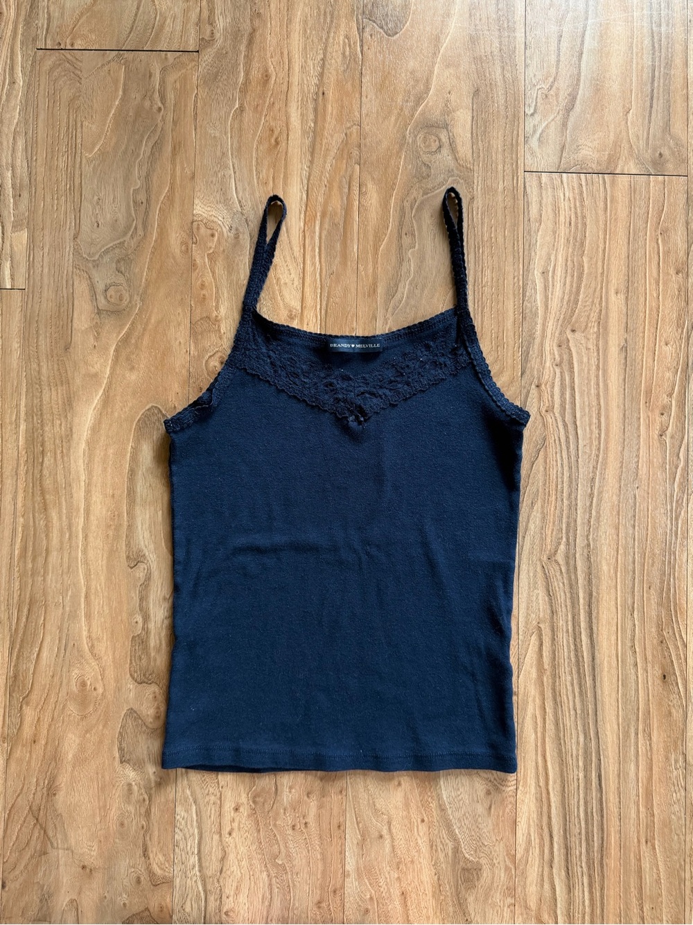 Brandy Melville lace trim tank top